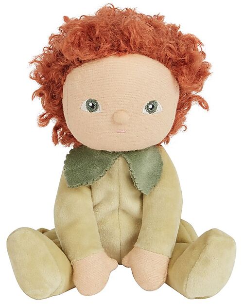 Olli Ella Dinky Dinkum Doll - Patty Pear - Green - Soft Cotton Dolls