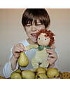 Olli Ella Dinky Dinkum Doll - Patty Pear - Green - Soft Cotton Dolls
