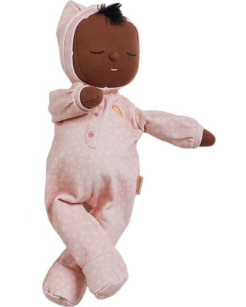 Olli Ella Dozy Dinkum Doll - Mini Daisy - 100% Cotton - Pink Dolls