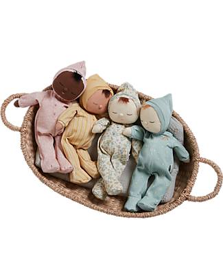 Olli Ella Dozy Dinkum Doll - Mini Daisy - 100% Cotton - Pink Dolls