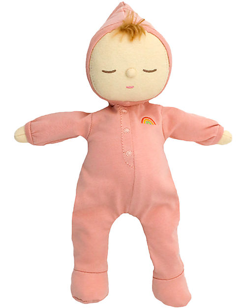 Olli Ella Dozy Dinkum Doll - Moppet - 32 cm - 100% Cotton - Pink Dolls