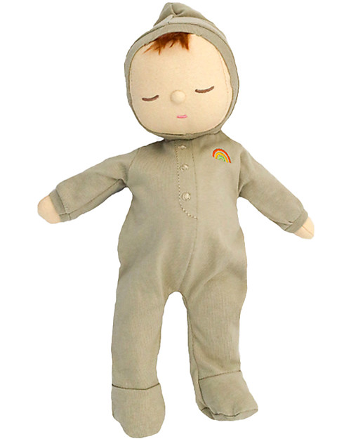 Olli Ella Dozy Dinkum Doll - Pickle - 32 cm - 100% Cotton - Green Dolls