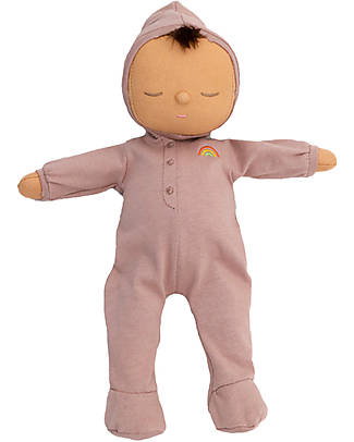 Olli Ella Dozy Dinkum Doll - Pip - 32 cm - 100% Cotton - Levender Dolls