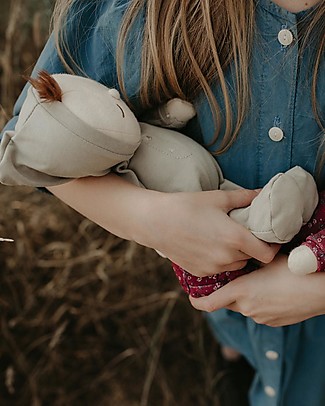Olli Ella Dozy Dinkum Doll – Pickle – 100% cotton – Green Dolls
