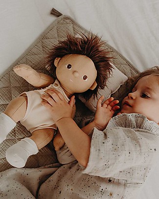 Olli Ella Duvet and Pillowcase Set for Strolley Dolls Pram - Seafoam Dolls Accessories