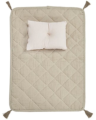 Olli Ella Duvet and Pillowcase Set for Strolley Dolls Pram - Seafoam Dolls Accessories