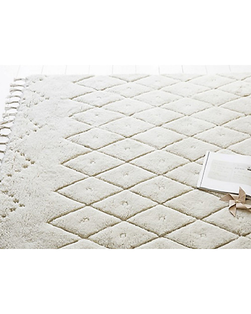Olli Ella Etched Berber Wool Rug - 100% Wool from New Zeland Carpets