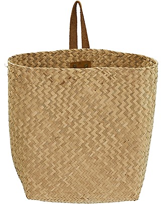 Olli Ella Hanging Book Basket 30x23 cm - Fatto a mano! Toy Storage Boxes