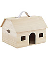 Olli Ella Holdie Barn Natural - Lightweight and Portable Dolls Houses
