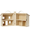 Olli Ella Holdie House, Natural - Lightweight and Portable! Dolls Houses
