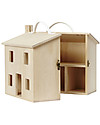 Olli Ella Holdie House, Natural - Lightweight and Portable! Dolls Houses