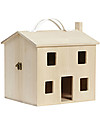 Olli Ella Holdie House, Natural - Lightweight and Portable! Dolls Houses