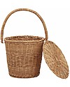 Olli Ella Large Rattan Basket - Apples - Handmade! Toy Storage Boxes