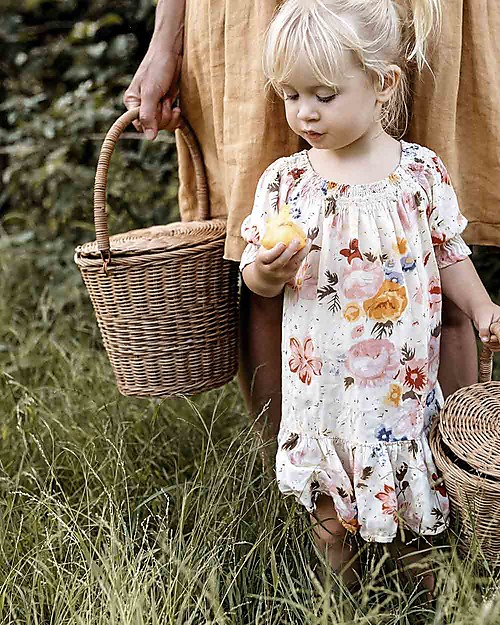 Olli Ella Large Rattan Basket - Apples - Handmade! Toy Storage Boxes