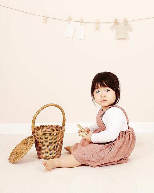 Olli Ella Little Apple Basket - Fair trade, handmade! Storage organisers