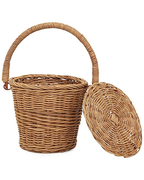 Olli Ella Little Apple Basket - Fair trade, handmade! Storage organisers