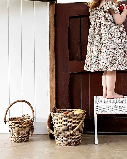 Olli Ella Little Apple Basket - Fair trade, handmade! Storage organisers