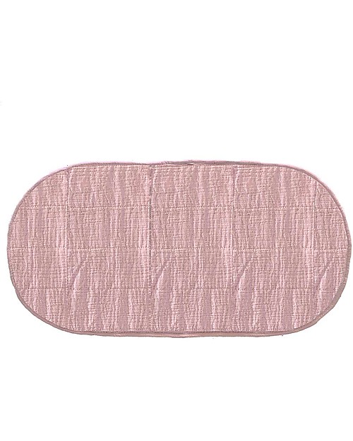 Olli Ella Luxe Cotton Liner for Changing Basket, Rose - Organic cotton Changing Tables