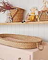 Olli Ella Luxe Cotton Liner for Changing Basket, Rose - Organic cotton Changing Tables