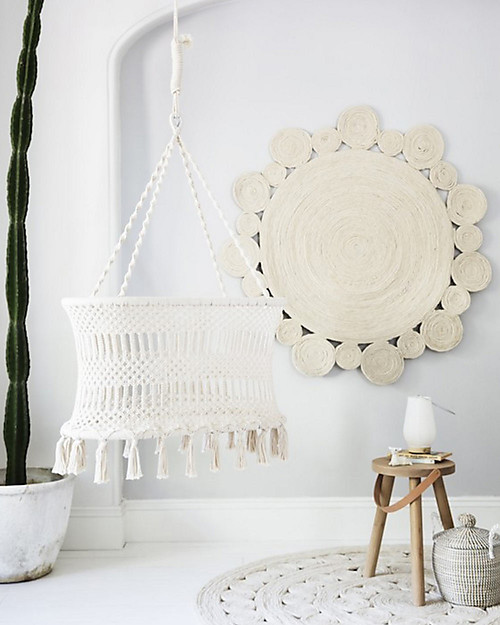 Olli Ella Macrame Bassinet - Handmade According to the South American Tradition Cribs & Moses Baskets