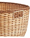 Olli Ella Medium Rattan Laundry Basket - Tuscan - Handmade! Wicker Basket