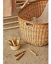 Olli Ella Medium Rattan Laundry Basket - Tuscan - Handmade! Wicker Basket