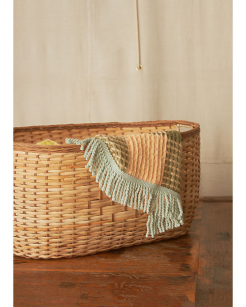 Olli Ella Medium Rattan Laundry Basket - Tuscan - Handmade! Wicker Basket