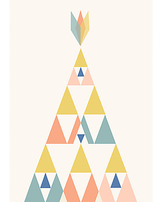 Olli Ella Nursery Wall Art, Mesa - A3 size Posters