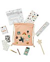 Olli Ella Play'n'Pack Drawstring Bag with Travel Toys, Fairy Tale Backpack