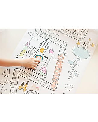 Olli Ella PlayPa Jungle, Fairy Tales - 8 Metres Roll! Colouring Activities