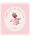 Olli Ella Rainy Clothes Set - Pink - for Dinkum Doll - 100% Cotton Dolls Accessories