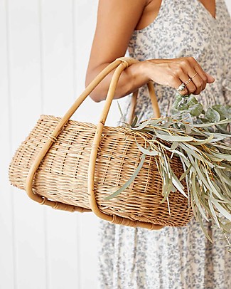 Olli Ella Rattan Basket - Mosey - Handmade! Storage organisers