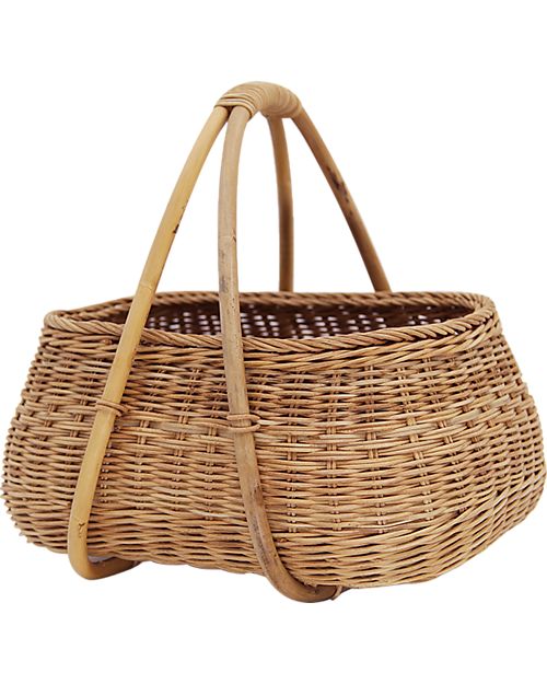 Olli Ella Rattan Basket - Mosey - Handmade! Wicker Basket