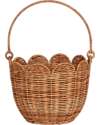 Olli Ella Rattan Basket - Tulip - Natural Wicker Basket