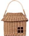 Olli Ella Rattan Hutch Big Basket - Natural Wicker Basket