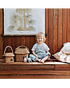 Olli Ella Rattan Hutch Big Basket - Natural Wicker Basket