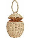 Olli Ella Rattan Storage Basket - Egg - Handmade! Wicker Basket