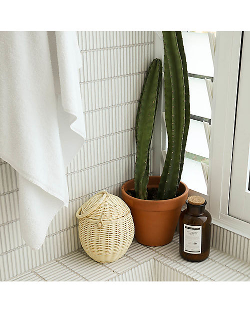 Olli Ella Rattan Storage Basket - Egg - Handmade! Wicker Basket