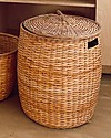 Olli Ella Rattan Storage Basket - Tuscan - with Lid - Handmade! Storage organisers