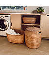 Olli Ella Rattan Storage Basket - Tuscan - with Lid - Handmade! Storage organisers