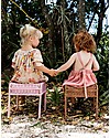 Olli Ella Rattan Storie Stool for Kids, Natural - with Hidden Storage Compartment! Stools
