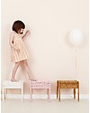 Olli Ella Rattan Storie Stool for Kids, Natural - with Hidden Storage Compartment! Stools