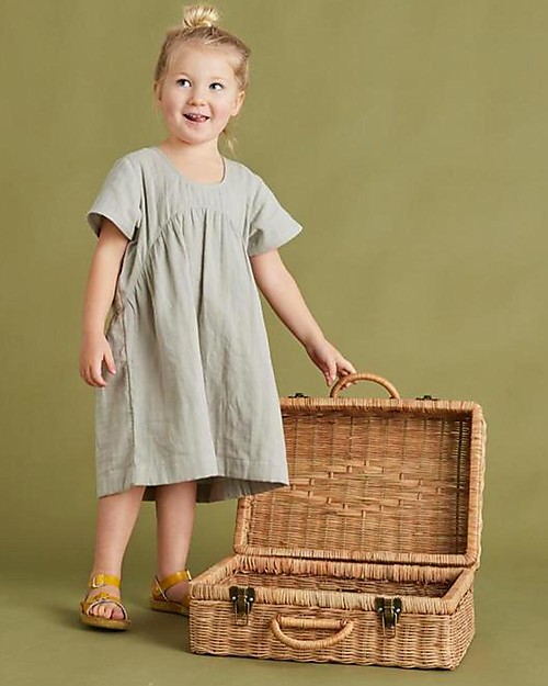 Olli Ella Rattan Toaty Trunk - Natural unisex (bambini)