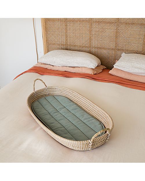 Olli Ella Reva Changing Basket - Natural - 6 kg - Handmade! Changing Tables