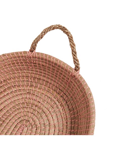 Olli Ella Reva Changing Basket - Rose - 6 kg - Handmade! Changing Tables