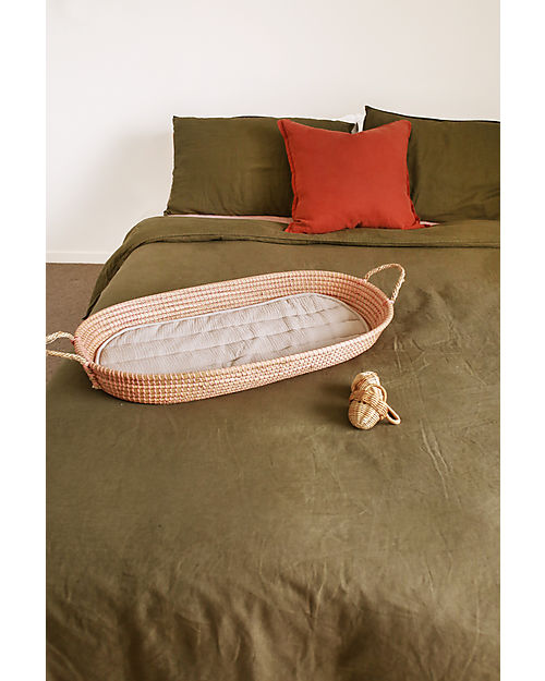 Olli Ella Reva Changing Basket - Rose - 6 kg - Handmade! Changing Tables