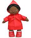 Olli Ella Set Vestiti Rainy - per Bambola Dinkum Doll - Rosso - 100% Cotone Dolls Accessories