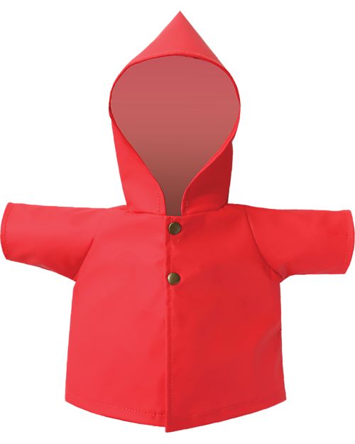 Olli Ella Set Vestiti Rainy - per Bambola Dinkum Doll - Rosso - 100% Cotone Dolls Accessories