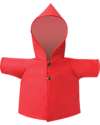 Olli Ella Set Vestiti Rainy - per Bambola Dinkum Doll - Rosso - 100% Cotone Dolls Accessories