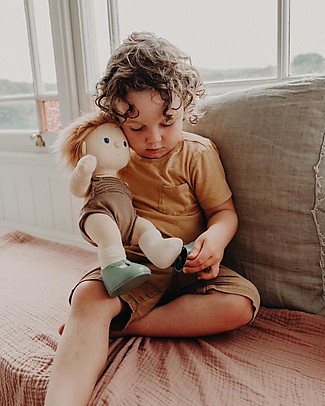 Olli Ella Shoe Dinkum Doll - Basil Green Dolls Accessories